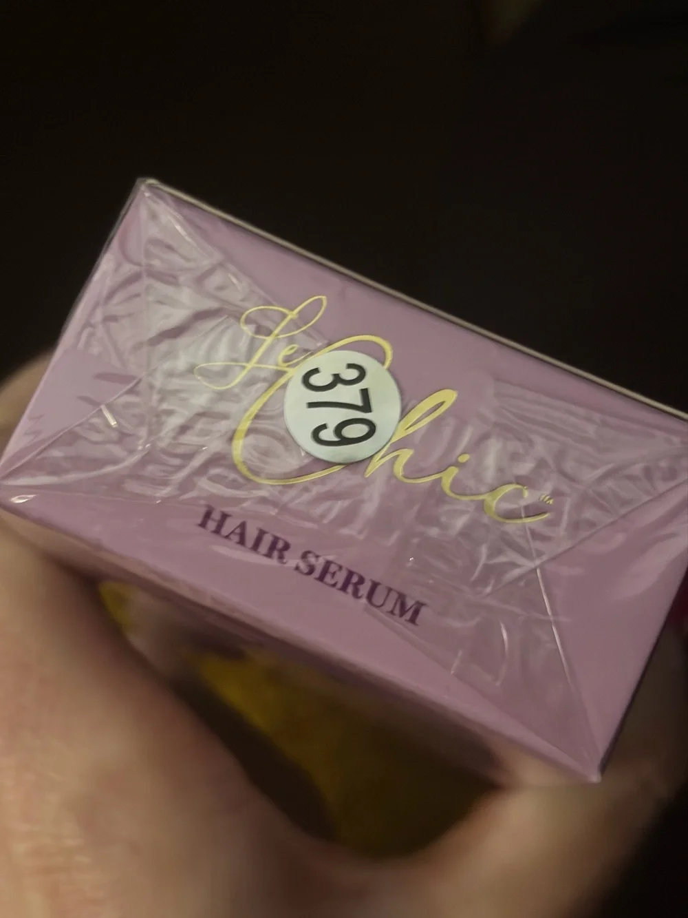 LE’ CHIC Repairing Caviar Hair Serum infused with caviar extract, keratin